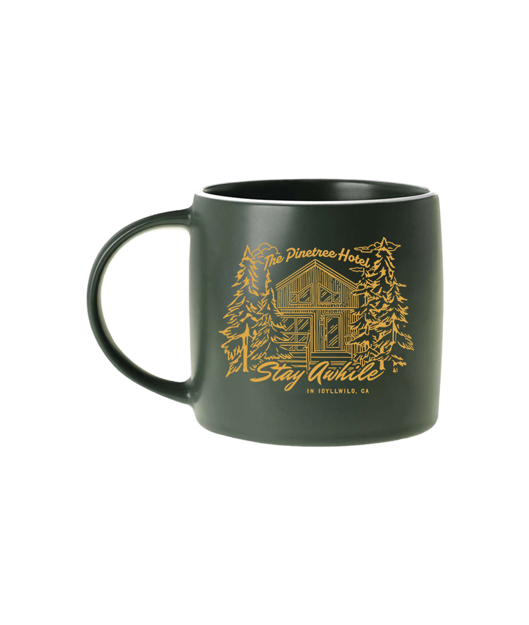 Stay Awhile Camp Mug