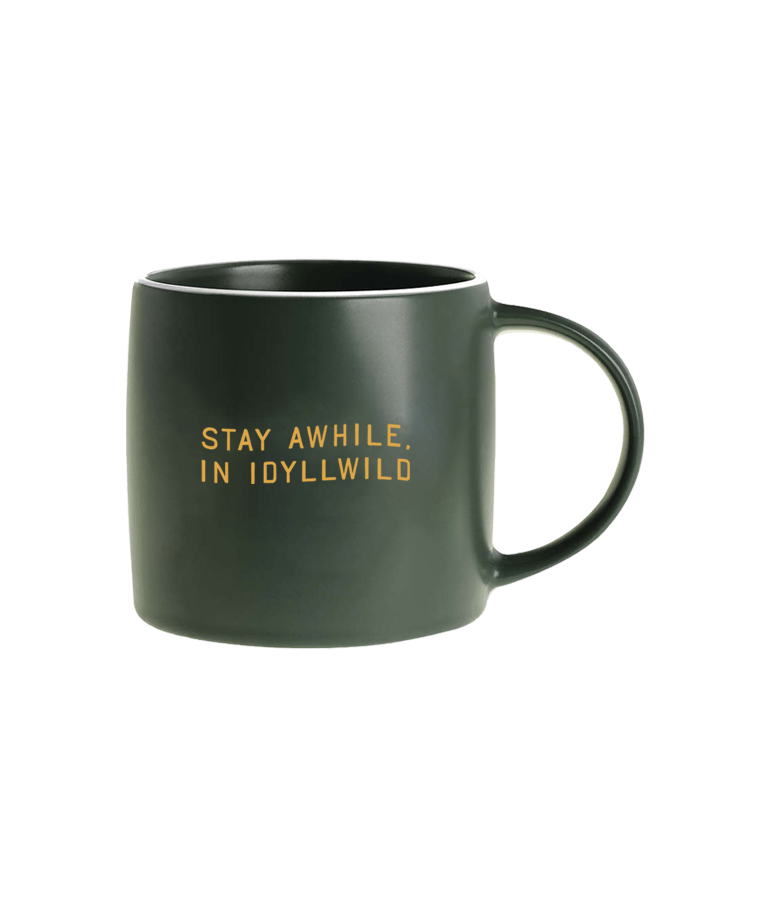 Stay Awhile Camp Mug